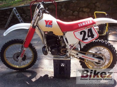 1987 Yamaha YZ490 photo